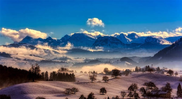 Красивые и прикольные зимние картинки - красочные и удивительные 4