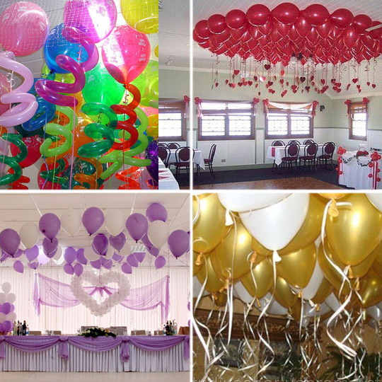 Как украсить воздушными шарами помещение, какие выбрать 2
