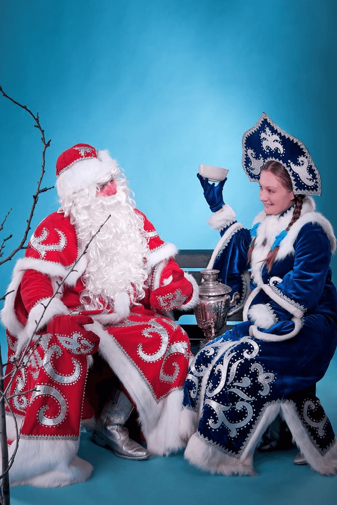 Дед мороз и снегурочка - подборка красивых и милых картинок 9