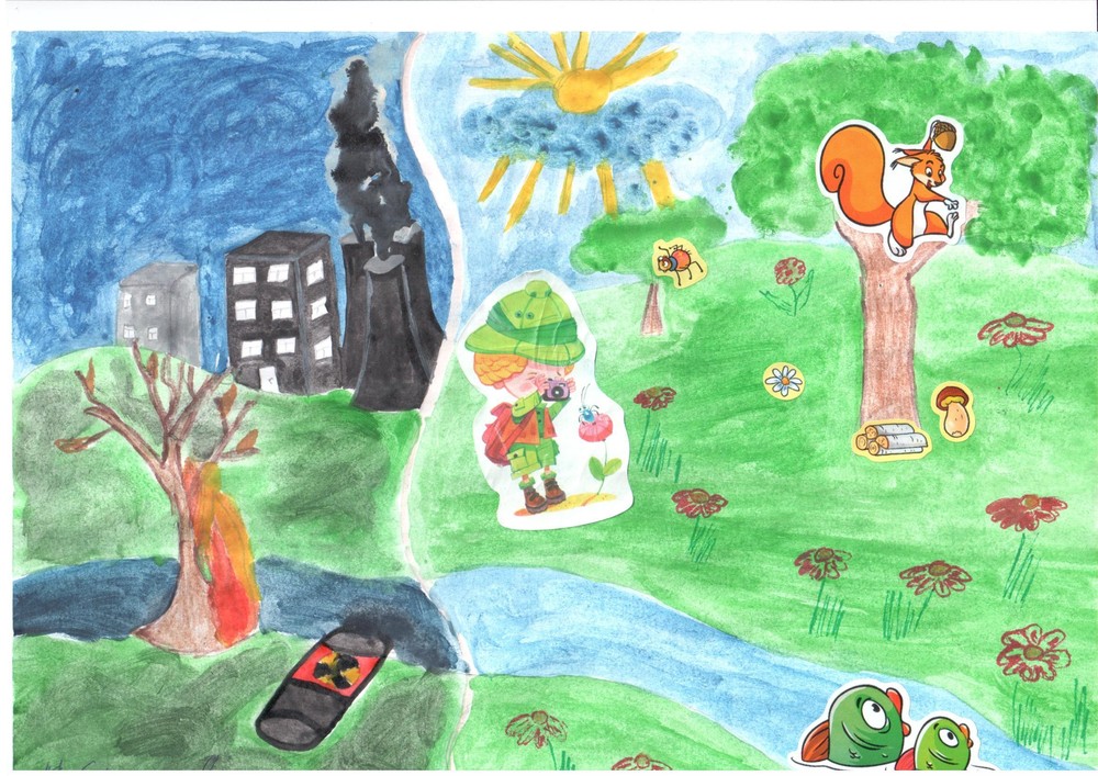 Рисунок на тему экология 3 класс