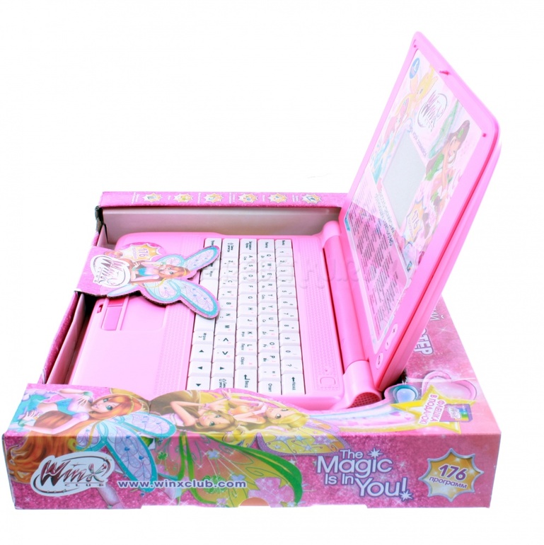 Что можно попросить купить. Компьютер Умка Winx pl-1596-1. Обучающий компьютер "Winx" (Умка, pl-1596-1sim). Подарок для девочки. Подарки на день рождения девочке.