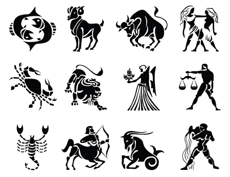 Знаки зодиака   картинки красивые в черно белом стиле (3)