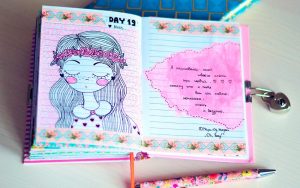Красивые рисунки в личный дневник для девочек   подборка (13)