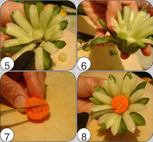 Поделки из овощей и фруктов и цветов   подборка фото (10)