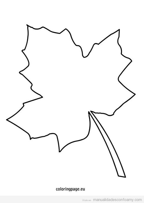 Шаблоны осенних листьев для вырезания из бумаги распечатать   сборка (17 картинок) (10)