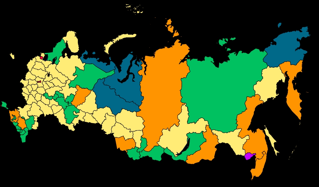 25 регион карта