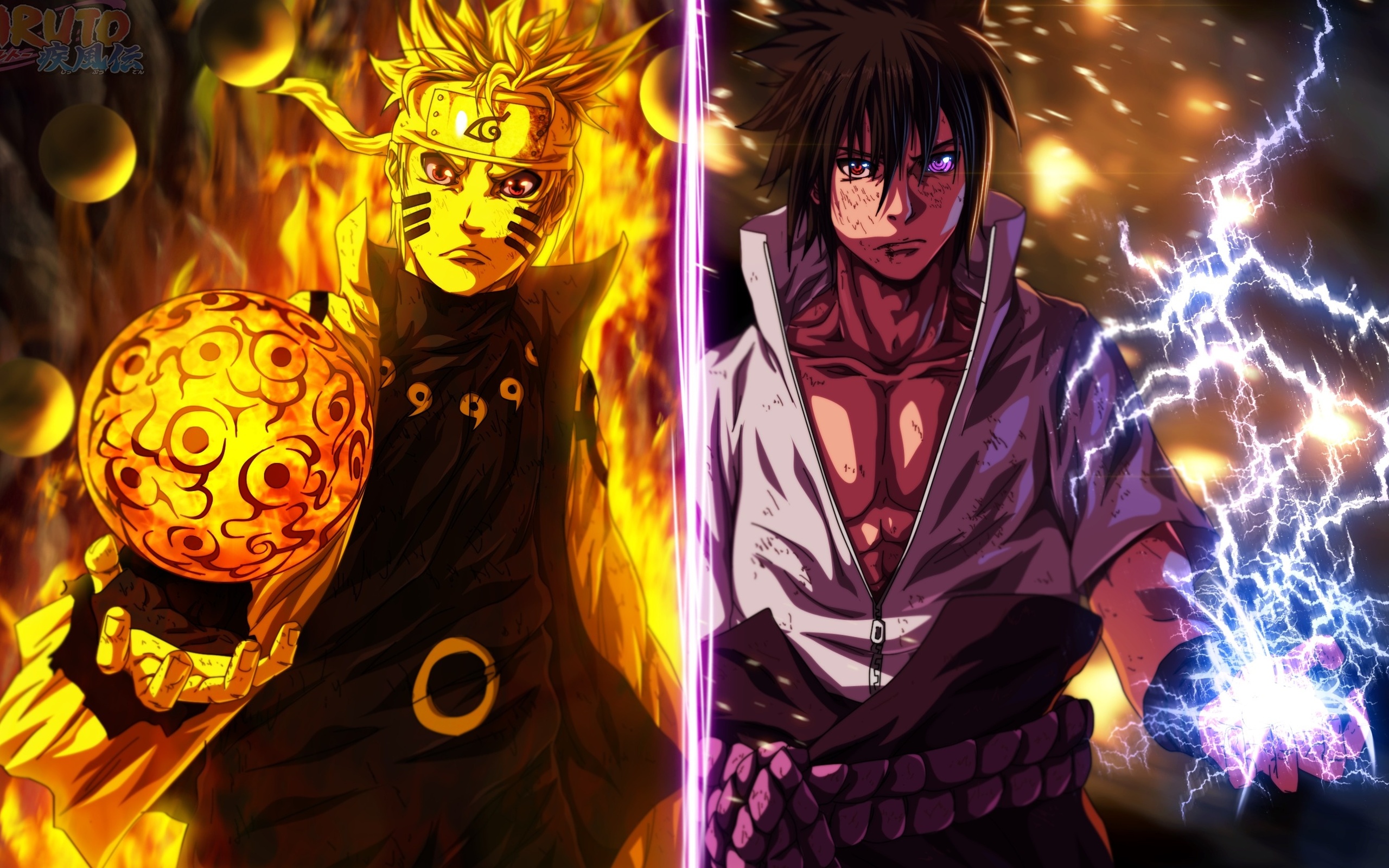 Wallpaper naruto and sasuke