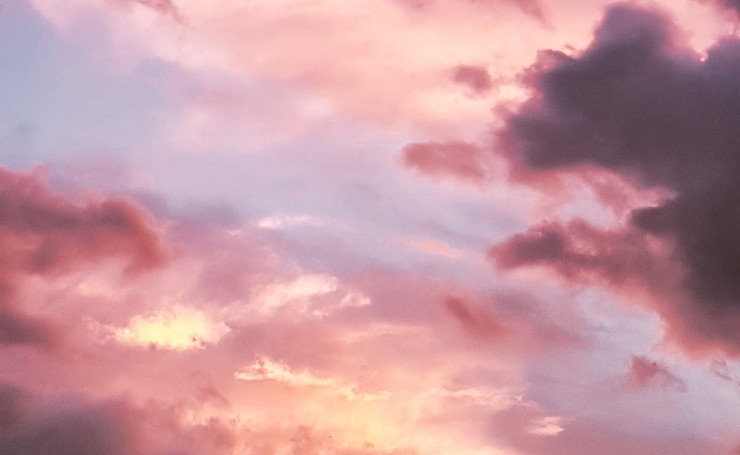 Небо с облаками розовыми   фото и картинки 006