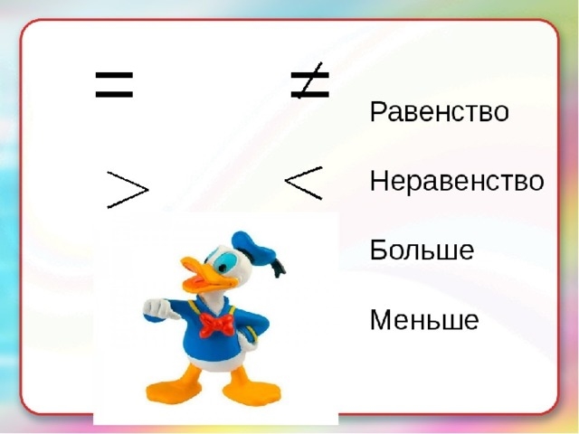 Знаки больше или меньше в какую сторону