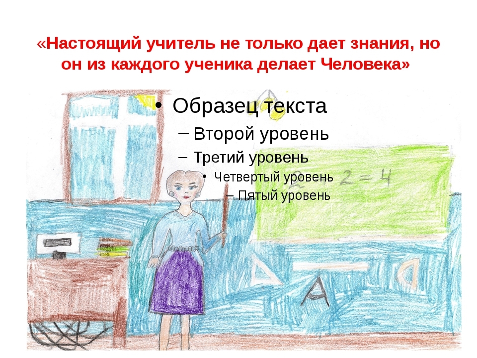 Учитель глазами ученика рисунки