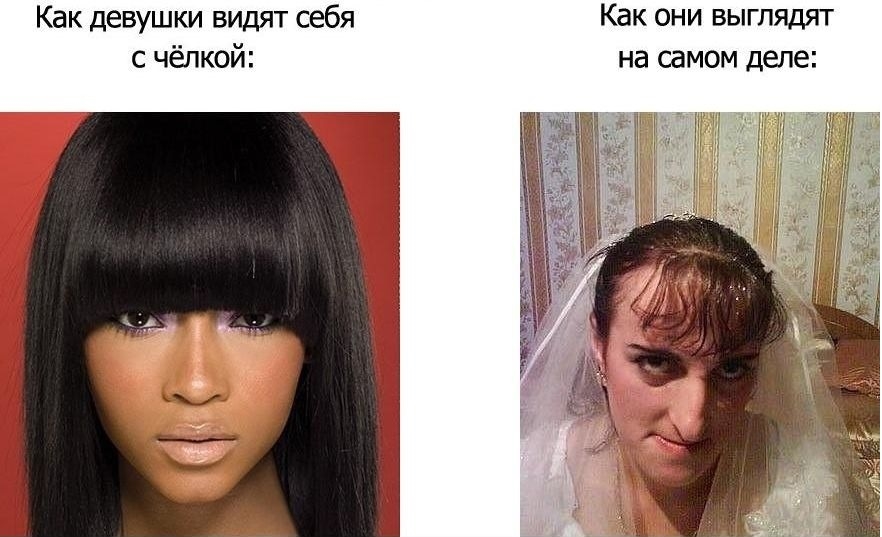 Смешные фото с челкой