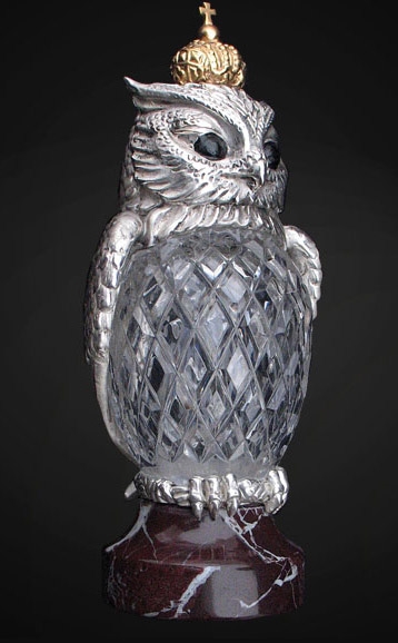 Owl crystal фото