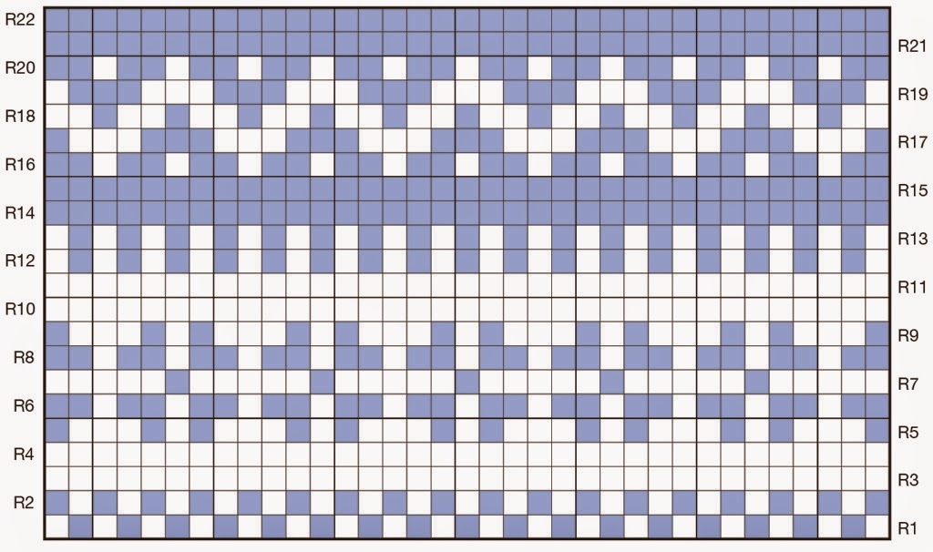 Жаккард спицами схемы для носков по кругу ленивый