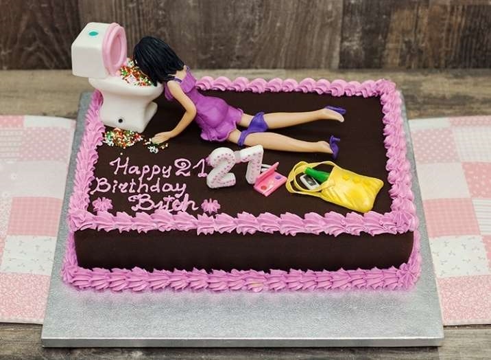 Торт сестре на день рождения с приколом фото