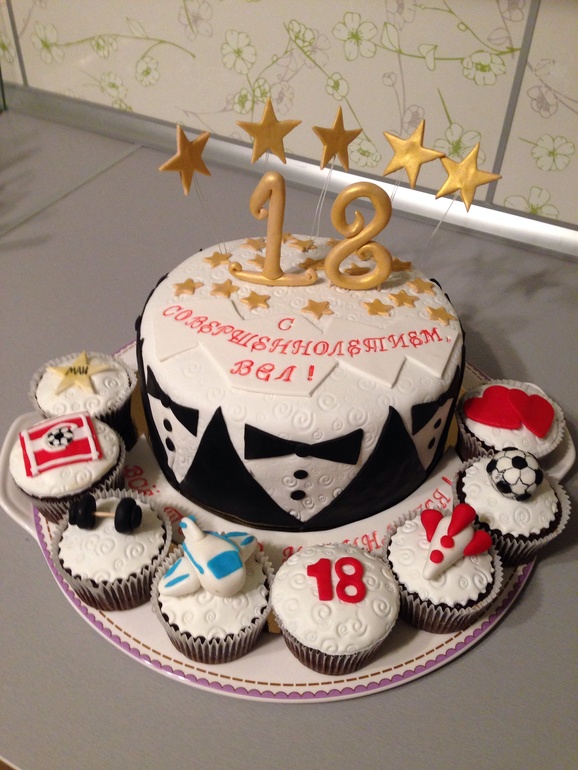 Фото тортов на день рождения 18 лет сыну
