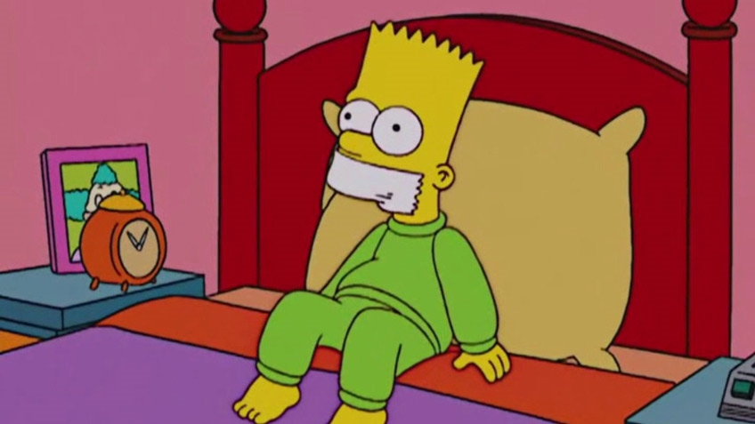 Барт Симпсон картинки грустный   фото 016