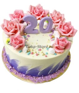 Вкусный торт для девушки на 20 лет   фото (15)