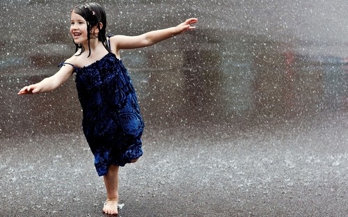 Девушка и дождь   красивые фото (26)