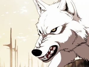 Злые волки аниме картинки023