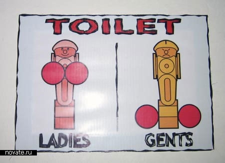Знак туалета М и Ж в картинках   подборка007