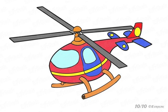 Картинки вертолеты для детей очень красивые002