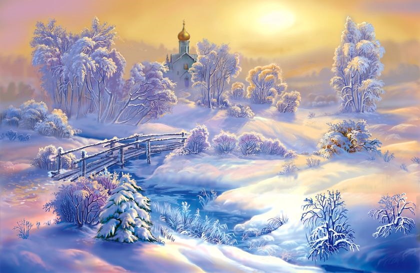 Картинки красивые зимняя сказка   подборка 018