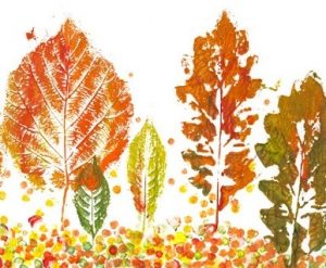 Картинки листьев осенних карандашом   подборка 028