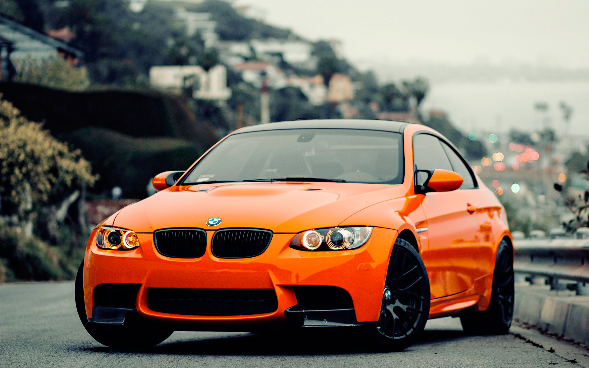 BMW m3 Orange