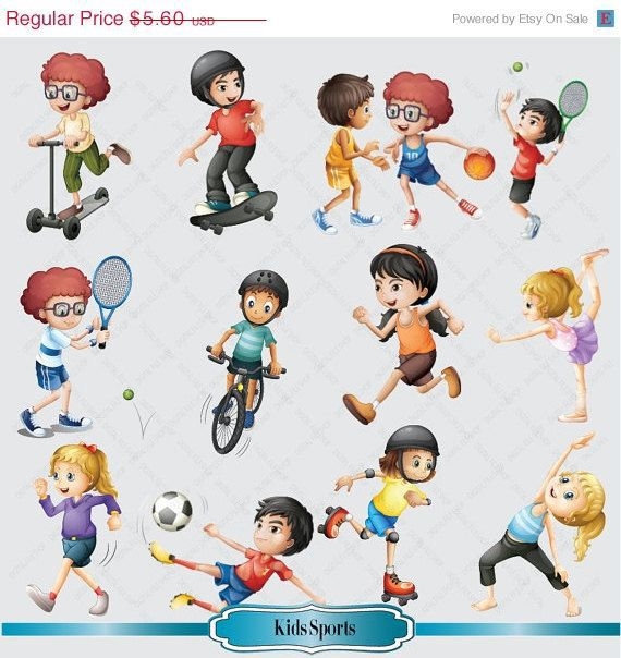 Картинки нарисованные дети занимаются спортом 012
