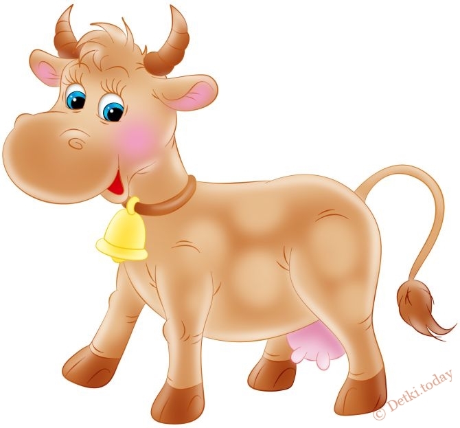 Корова картинки для детей на прозрачном фоне 002