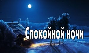 Красивая картинка другу спокойной ночи 029