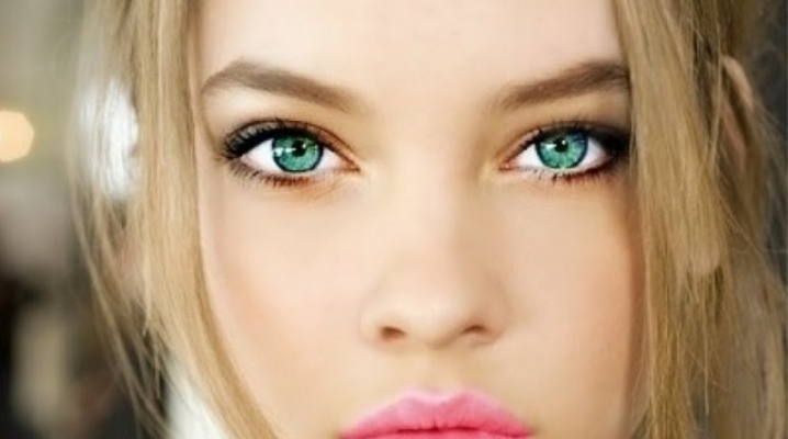 Красивые зеленые глаза девушки фото и картинки 017