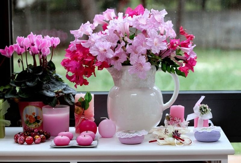 Красивые цветы в вазах фото подборка 014