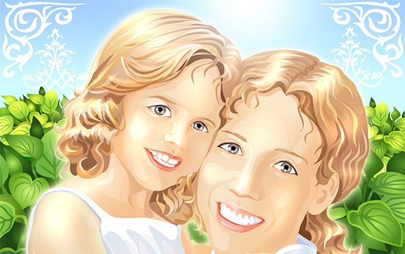 Мама и папа рисунок для детей подборка 002