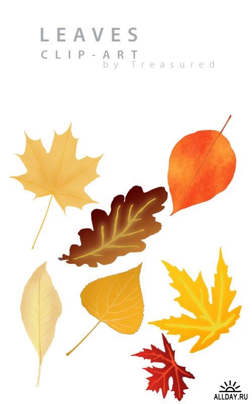 Нарисованные картинки осенних листьев   подборка021