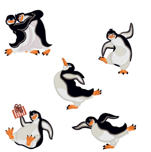 Пингвин вышивка   красивые картинки021