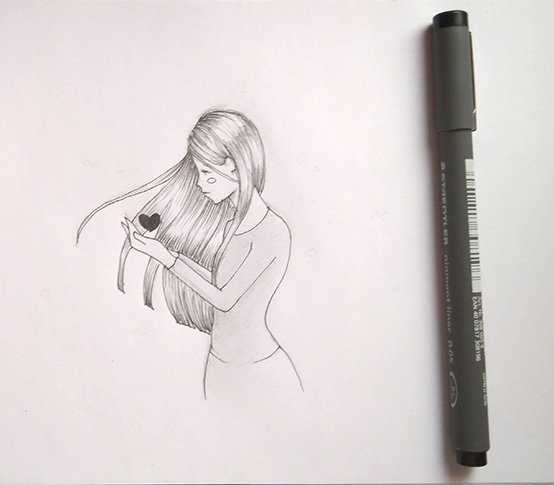 Простые рисунки карандашом для начинающих для срисовки.   подборка 012
