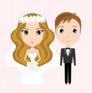 Рисованные картинки жениха и невесты   подборка (20)