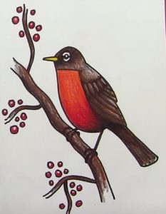Рисуем перелетных птиц с детьми   рисунки 023