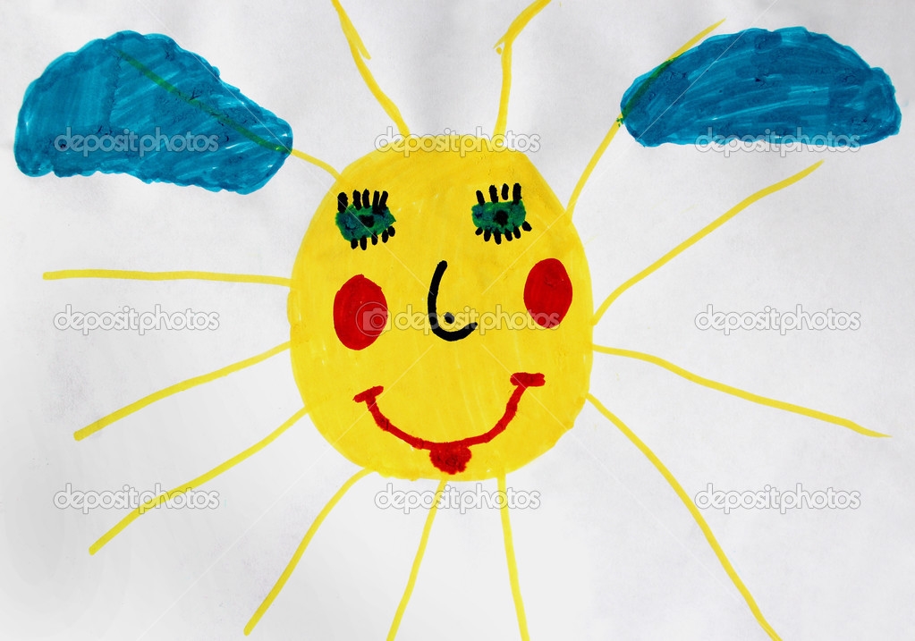 Рисунки для детей солнце   коллекция 010