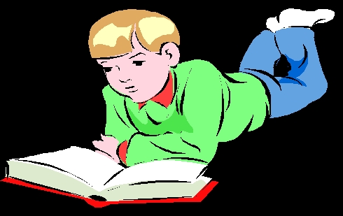 Рисунок дети читают книгу 007