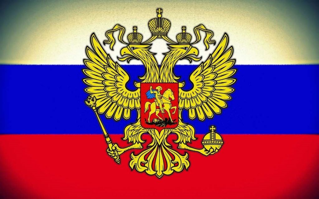 Флаг россии на прозрачном фоне в круге