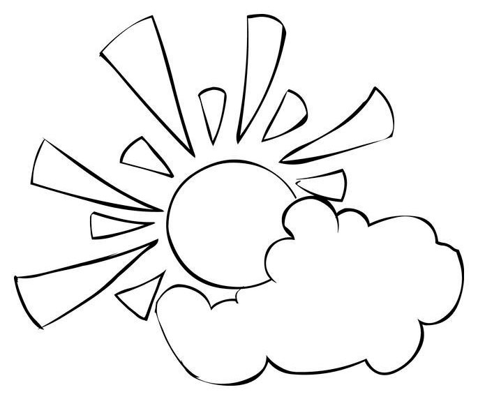 Скачать раскраски солнышко картинки для детей 027