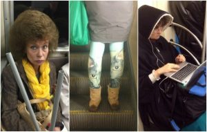 Смешные фото людей в метро   подборка 020