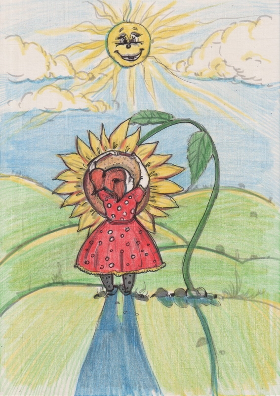 Солнце для детей рисунки и картинки 015