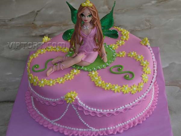 Торт для девочки 8 лет из мастики   фото 023