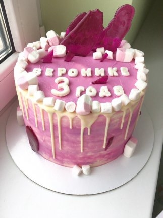 Торт для девочки 8 лет из мастики   фото 025