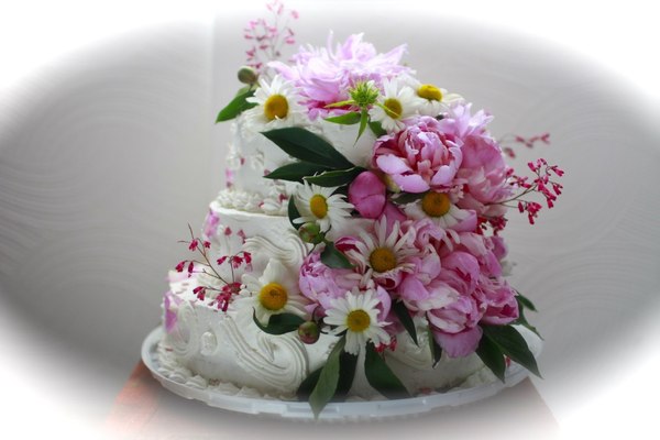 Торт и цветы картинки с Днем Рождения   подборка (28)