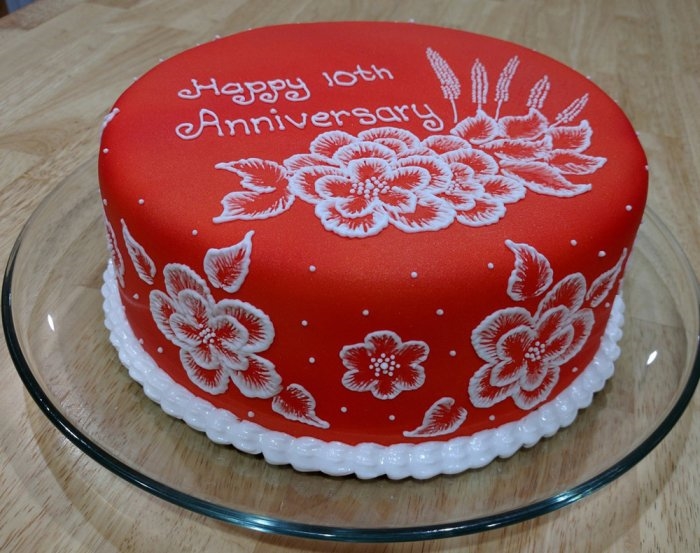 Торт на годовщину свадьбы сердце   фото 025