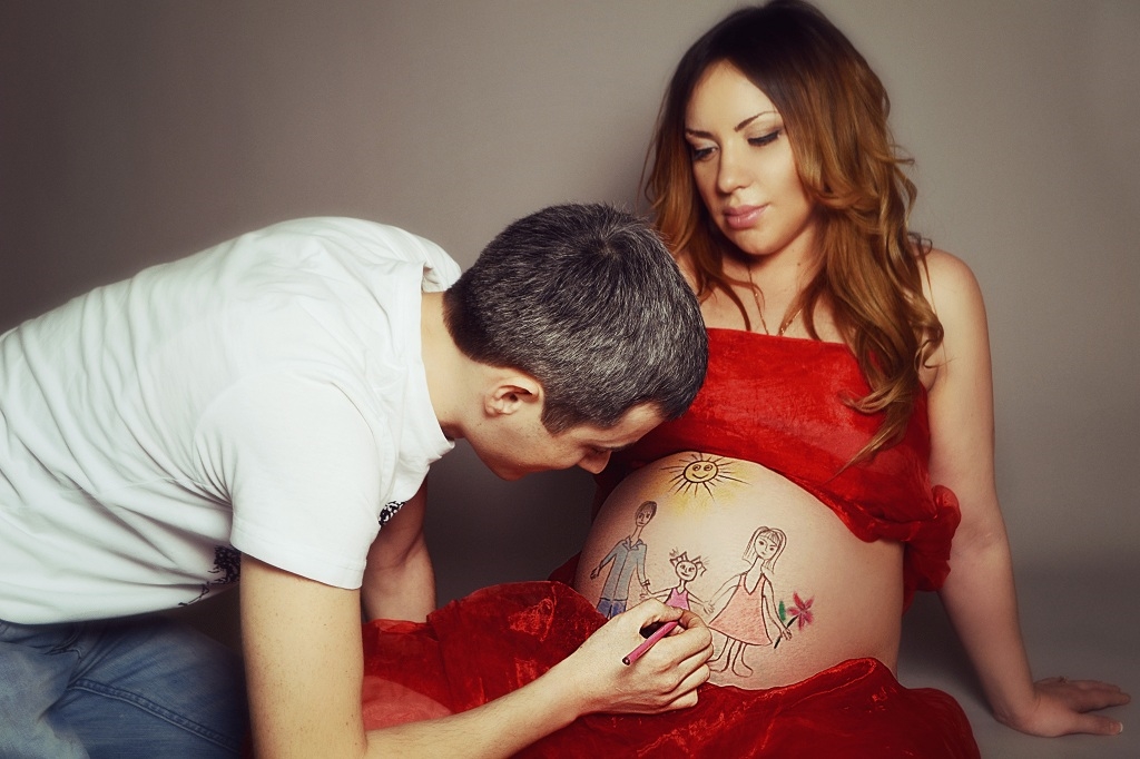 Фото женщины беременной с мужем   подборка 029